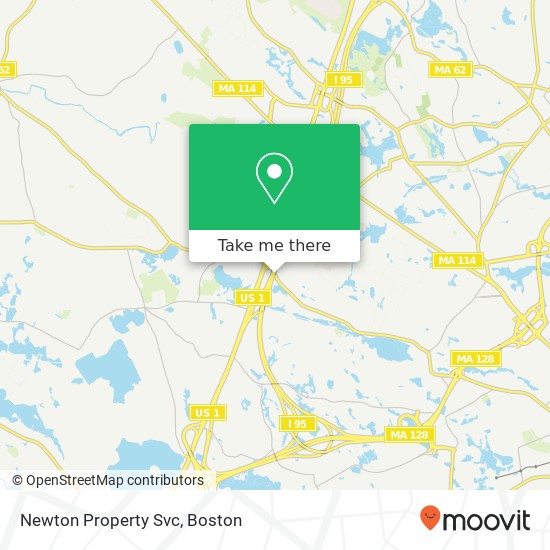 Newton Property Svc map