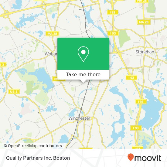 Quality Partners Inc map