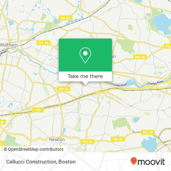 Cellucci Construction map