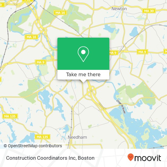 Construction Coordinators Inc map