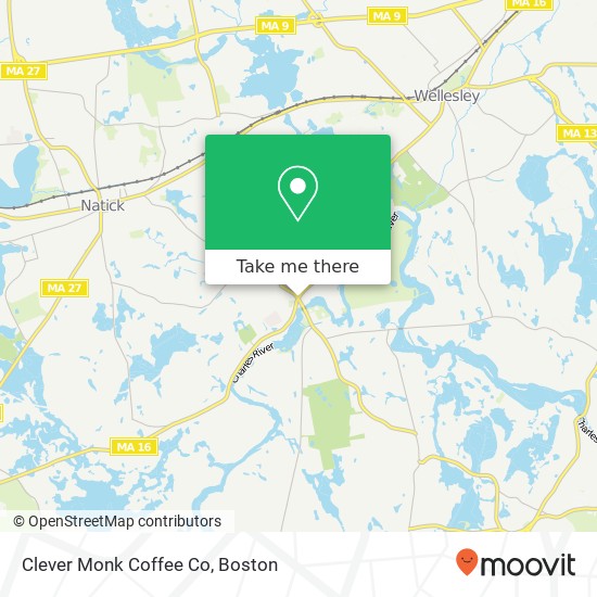 Mapa de Clever Monk Coffee Co