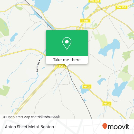 Acton Sheet Metal map