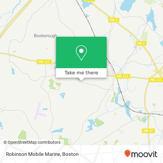 Robinson Mobile Marine map