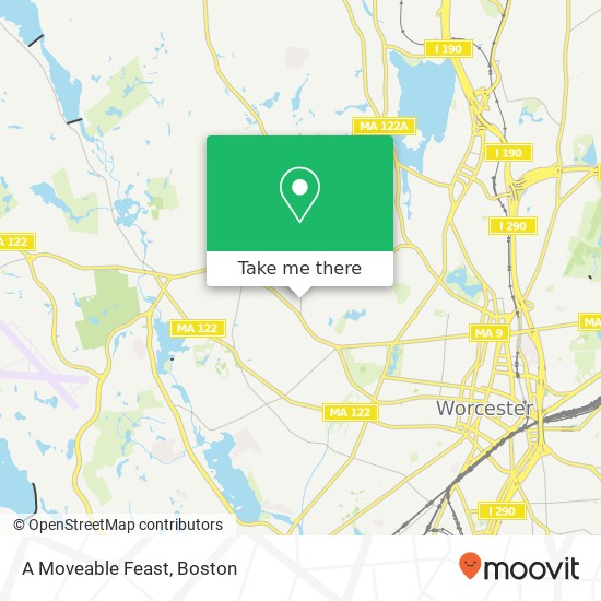 A Moveable Feast map