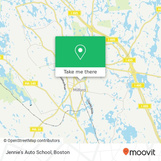 Mapa de Jennie's Auto School
