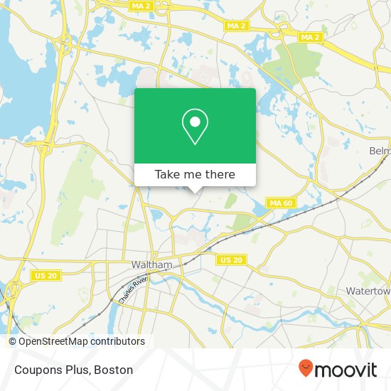 Mapa de Coupons Plus