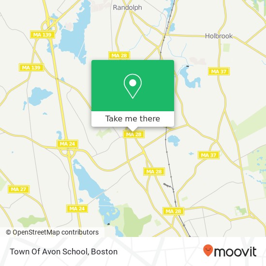 Mapa de Town Of Avon School