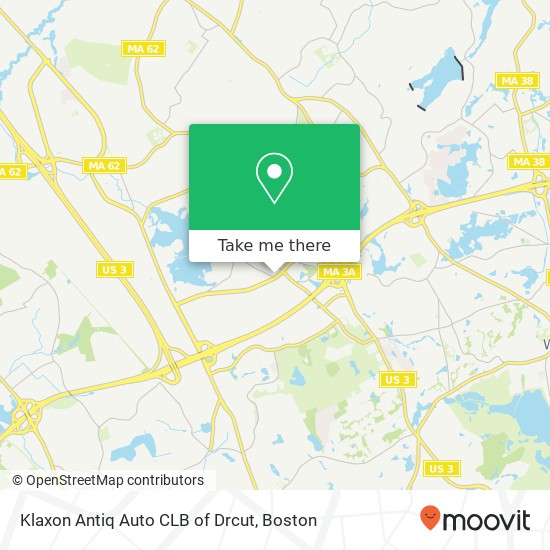 Mapa de Klaxon Antiq Auto CLB of Drcut