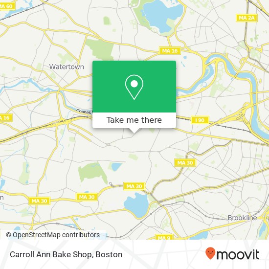 Mapa de Carroll Ann Bake Shop