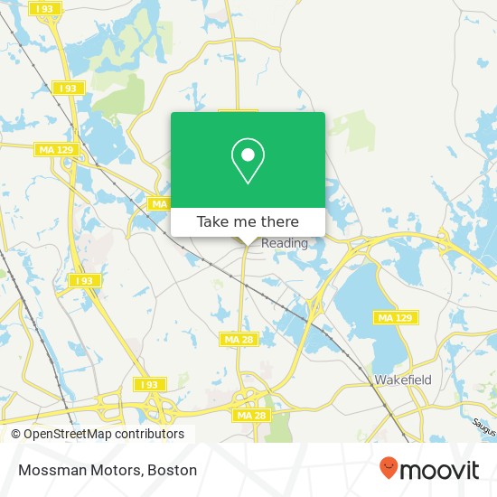 Mossman Motors map