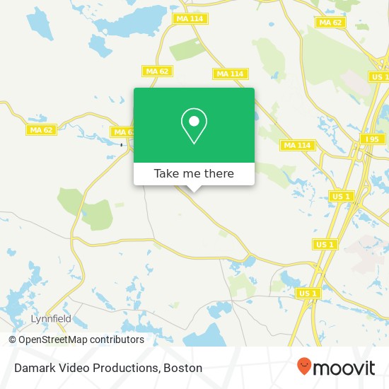 Damark Video Productions map