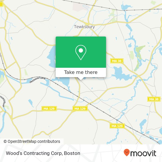 Mapa de Wood's Contracting Corp