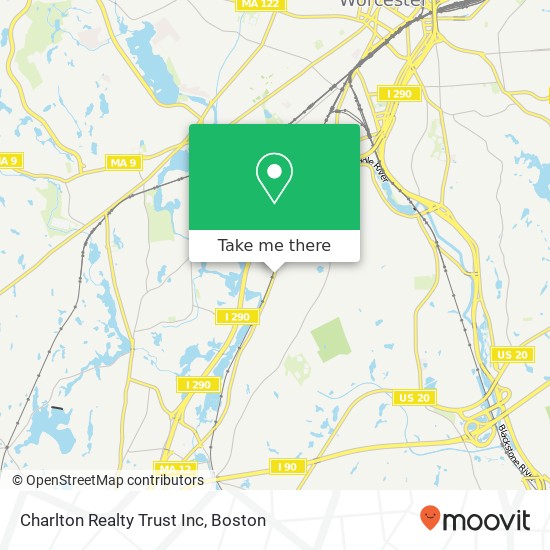 Charlton Realty Trust Inc map