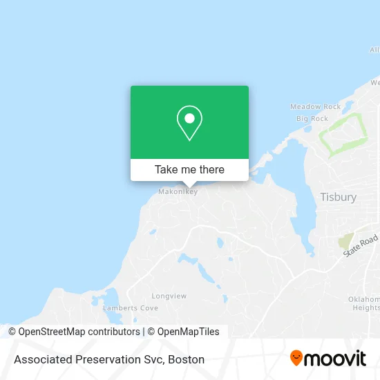 Associated Preservation Svc map
