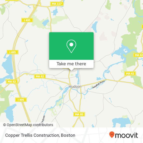 Copper Trellis Construction map