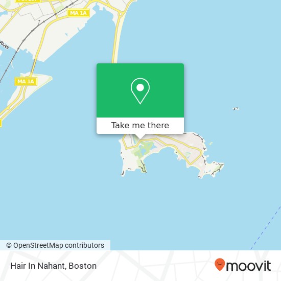 Hair In Nahant map