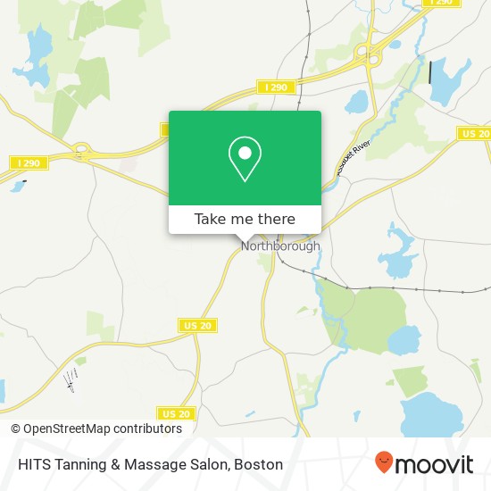 Mapa de HITS Tanning & Massage Salon