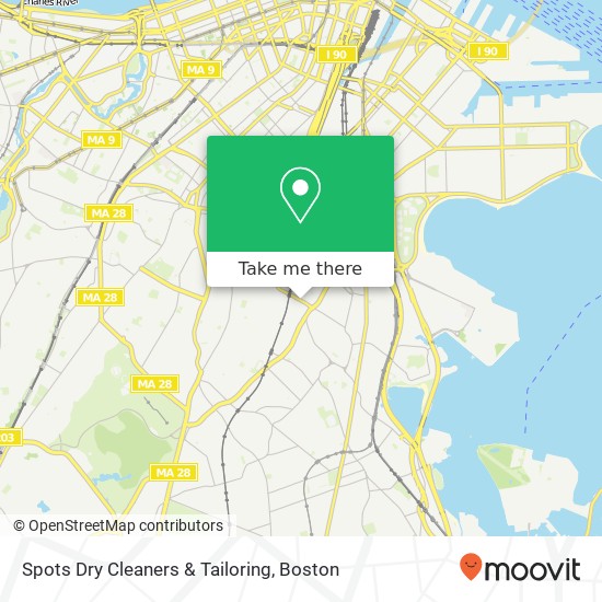Spots Dry Cleaners & Tailoring map