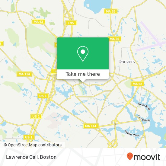 Lawrence Call map