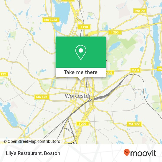 Lily's Restaurant map