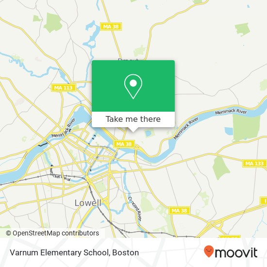 Varnum Elementary School map