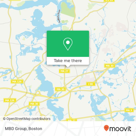 MBD Group map
