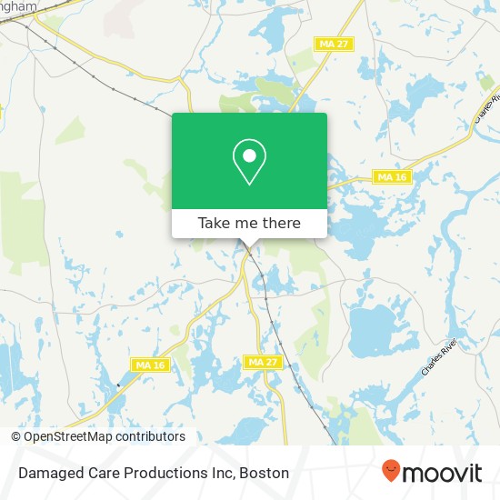 Damaged Care Productions Inc map