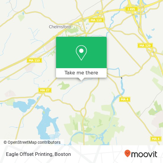 Mapa de Eagle Offset Printing