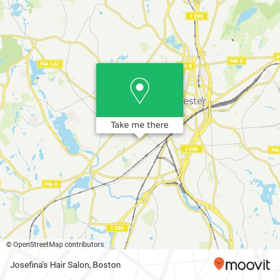 Josefina's Hair Salon map