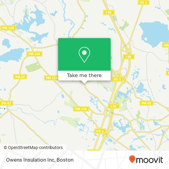 Owens Insulation Inc map