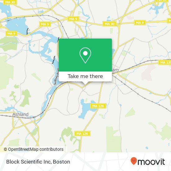 Block Scientific Inc map