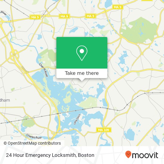 Mapa de 24 Hour Emergency Locksmith