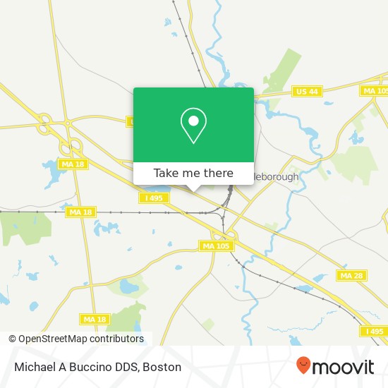 Michael A Buccino DDS map