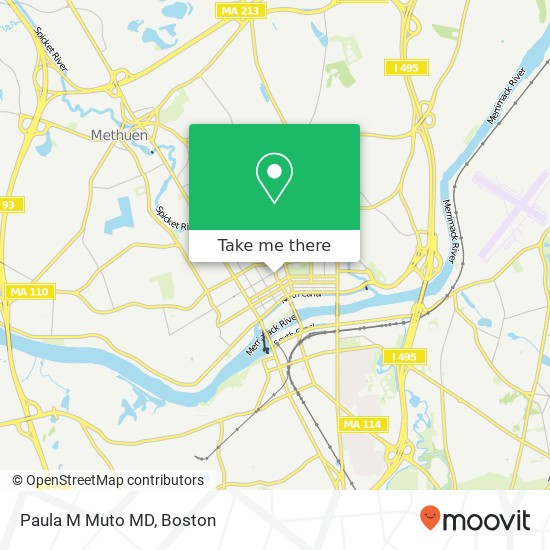 Paula M Muto MD map