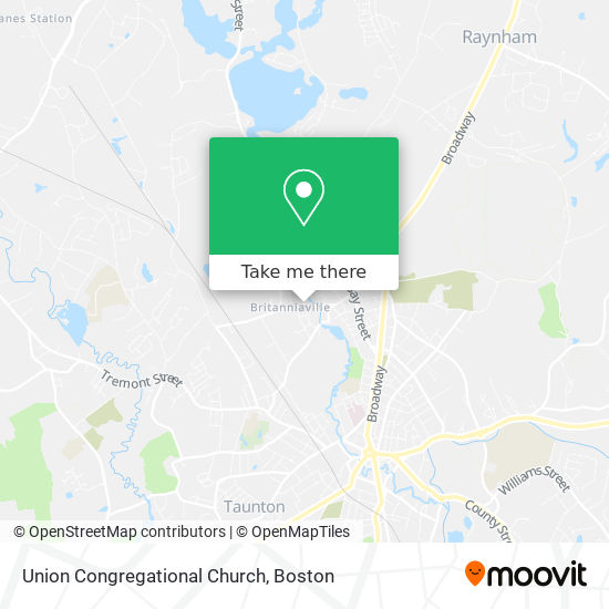 Mapa de Union Congregational Church