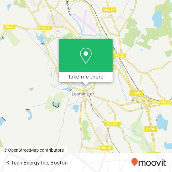 K Tech Energy Inc map