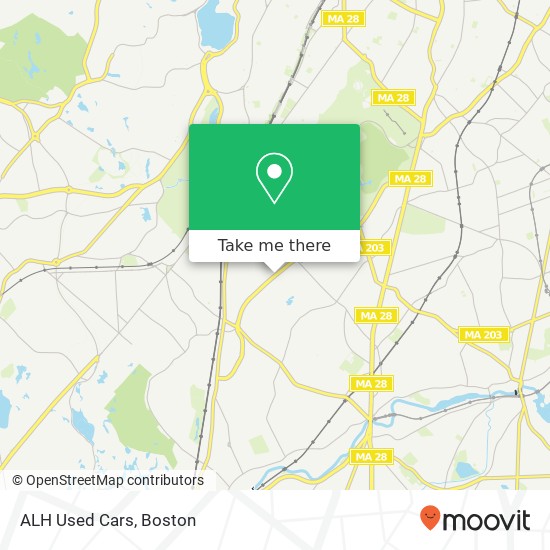 ALH Used Cars map