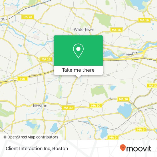 Mapa de Client Interaction Inc