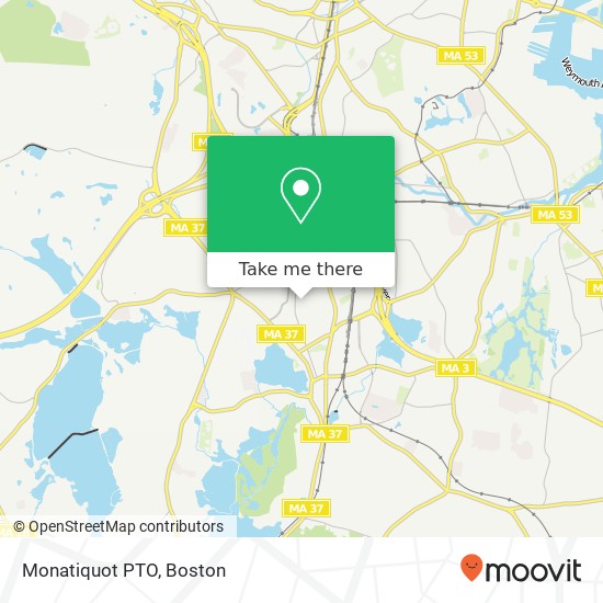Monatiquot PTO map