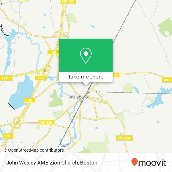 John Wesley AME Zion Church map