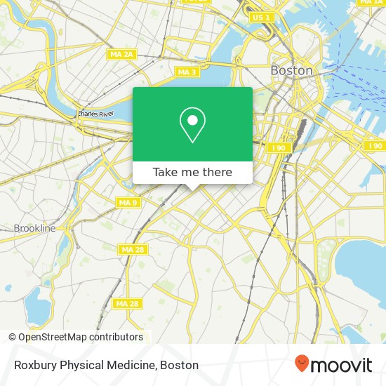 Mapa de Roxbury Physical Medicine