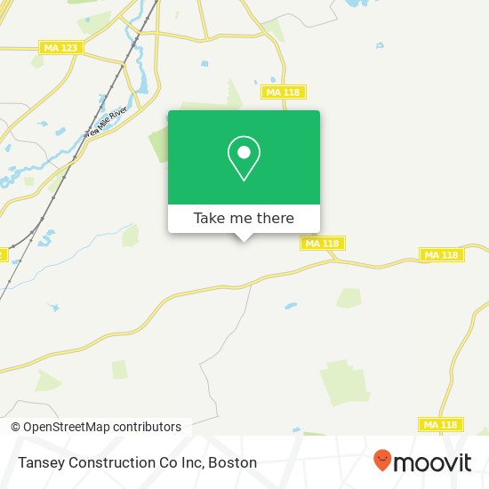 Mapa de Tansey Construction Co Inc