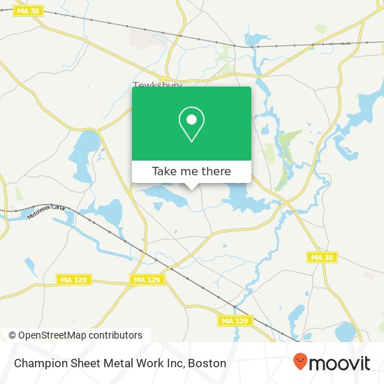 Champion Sheet Metal Work Inc map