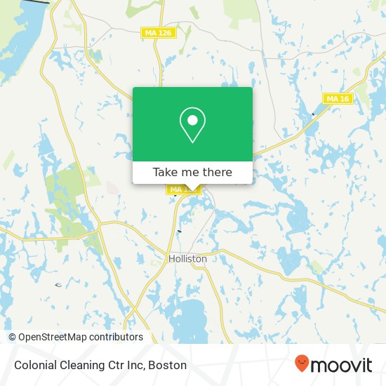 Mapa de Colonial Cleaning Ctr Inc