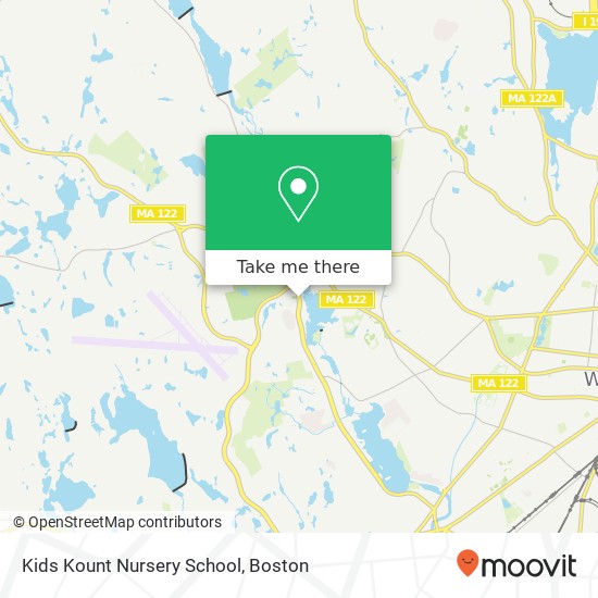 Kids Kount Nursery School map