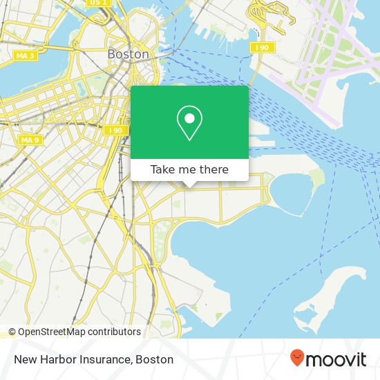 New Harbor Insurance map