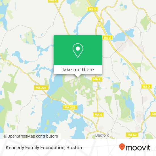 Mapa de Kennedy Family Foundation
