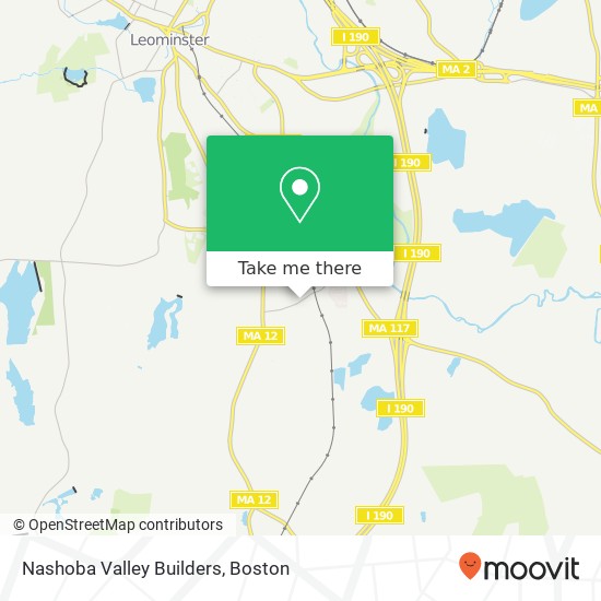 Nashoba Valley Builders map