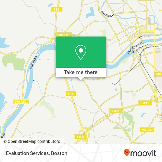 Evaluation Services map