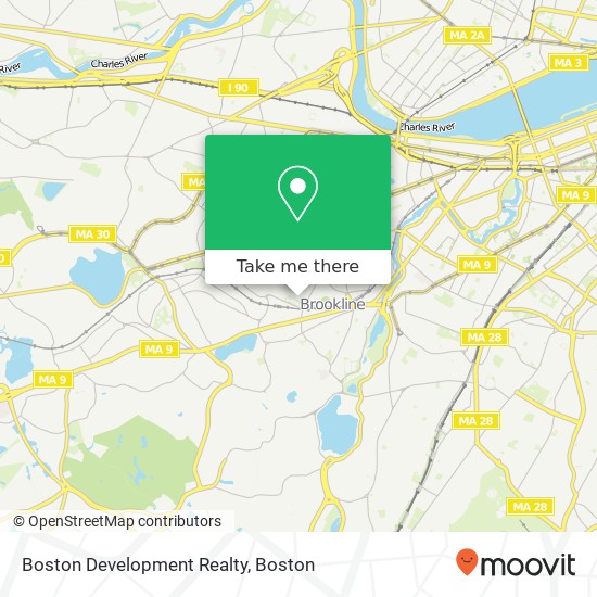 Boston Development Realty map